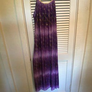 COPY - Ace Fashion Plus purple and gold maxi